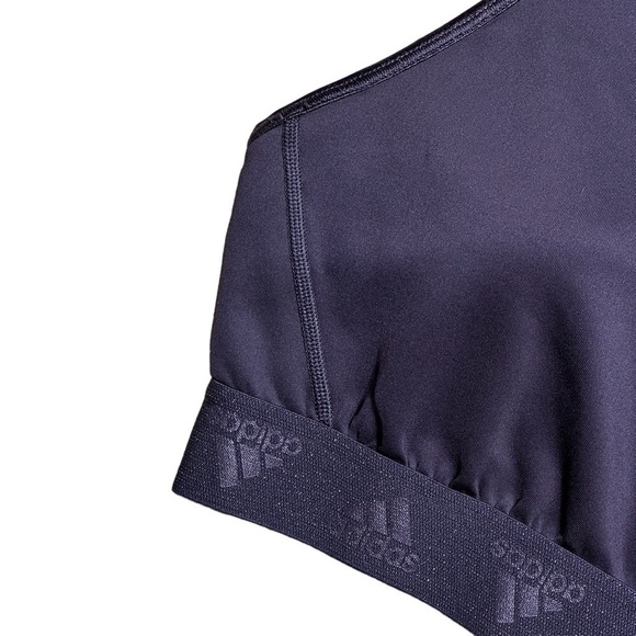 Adidas Deep Purple Racerback High Intensity Sports ‘Glam’ Bra US L - Picture 2 of 8